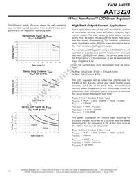 AAT3220IGY-3.3-T1 Datasheet Page 12