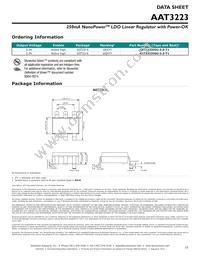 AAT3223IGU-3.3-T1 Datasheet Page 15