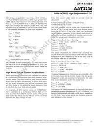 AAT3236IGV-3.3-T1 Datasheet Page 11