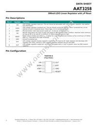 AAT3258ITS-3.3-R-T1 Datasheet Page 2