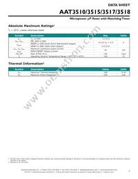 AAT3517IGV-2.93-C-C-T1 Datasheet Page 3