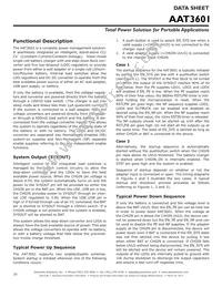 AAT3601IIH-T1 Datasheet Page 20