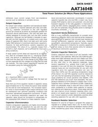 AAT3604BISK-T1 Datasheet Page 19