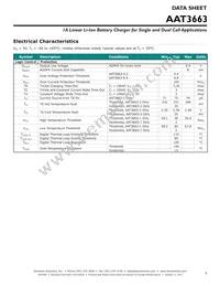 AAT3663IWO-8.4-1-T1 Datasheet Page 5