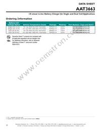 AAT3663IWO-8.4-1-T1 Datasheet Page 22