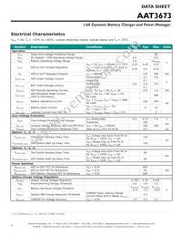 AAT3673IXN-4.2-1-T1 Datasheet Page 4