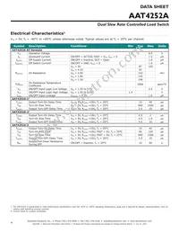 AAT4252AITP-3-T1 Datasheet Page 4