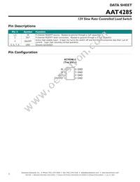 AAT4285IJS-3-T1 Datasheet Page 2