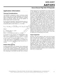 AAT4292IJQ-T1 Datasheet Page 11