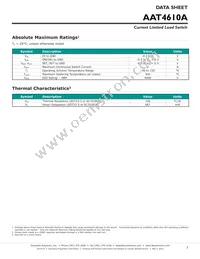 AAT4610AIGV-1-T1 Datasheet Page 3