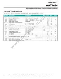 AAT4614IJS-2-T1 Datasheet Page 4