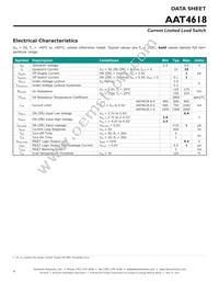 AAT4618IGV-0.5-1-T1 Datasheet Page 4