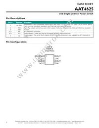 AAT4625IKS-T1 Datasheet Page 2
