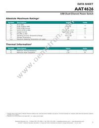 AAT4626IAS-1-T1 Datasheet Page 3