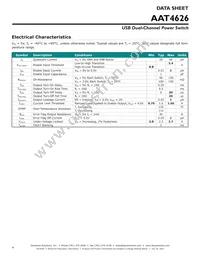 AAT4626IAS-1-T1 Datasheet Page 4
