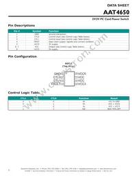 AAT4650IAS-T1 Datasheet Page 2
