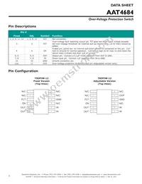 AAT4684ITP-T1 Datasheet Page 2