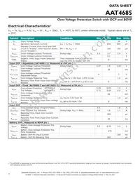 AAT4685IWP-1-T1 Datasheet Page 4