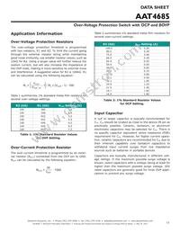 AAT4685IWP-1-T1 Datasheet Page 13