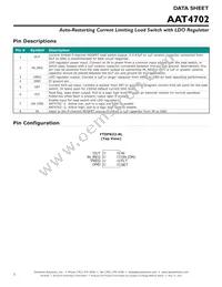 AAT4702IXS-T1 Datasheet Page 2
