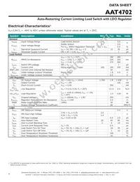 AAT4702IXS-T1 Datasheet Page 4