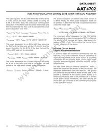 AAT4702IXS-T1 Datasheet Page 16