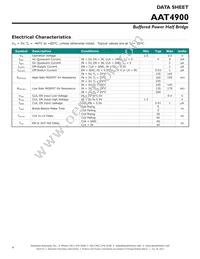 AAT4900IGV-T1 Datasheet Page 4