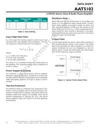 AAT5102IVN-T1 Datasheet Page 12