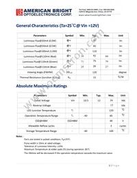 AB-EZP13R-A3 Datasheet Page 3