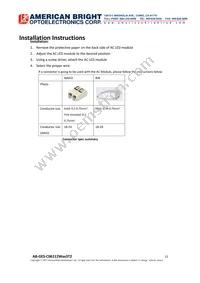 AB-GES-C06112W503T2 Datasheet Page 11