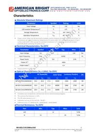 AB-GES-C14124W301N2 Datasheet Page 3