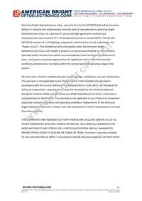 AB-GES-C14124W301N2 Datasheet Page 14