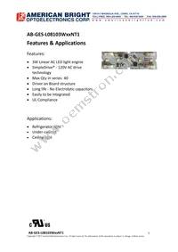 AB-GES-L08103W404T1 Datasheet Cover