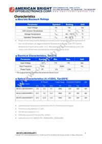 AB-GES-L08103W404T1 Datasheet Page 3