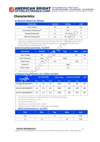 AB-GES-L08106W304T1 Datasheet Page 3