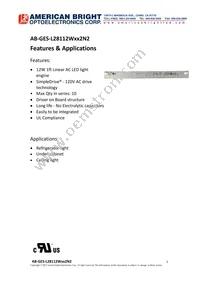 AB-GES-L28112W502N2 Datasheet Cover