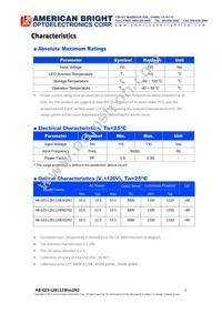 AB-GES-L28112W502N2 Datasheet Page 3