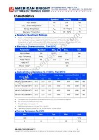 AB-GES-P28212W50BFT2 Datasheet Page 3