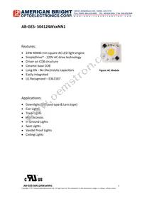 AB-GES-S04124W40NN1 Datasheet Cover