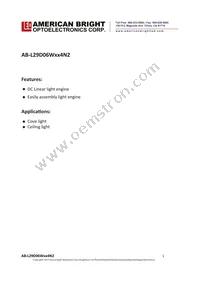 AB-L29D06W304N2 Datasheet Cover