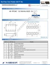 AB-RTCMC-32.768KHZ-B5ZE-S3-T Datasheet Page 5