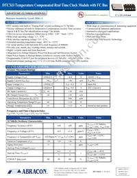 AB-RTCMC-32.768KHZ-EOZ9-S3-DBT Datasheet Cover