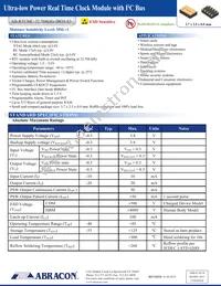 AB-RTCMC-32.768KHZ-IBO5-S3-T Datasheet Cover