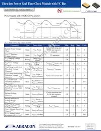 AB-RTCMC-32.768KHZ-IBO5-S3-T Datasheet Page 2