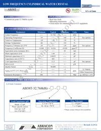 AB38T-32.768KHZ-B7 Datasheet Cover