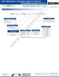 ABC2-14.7456MHZ-4-T Datasheet Page 2