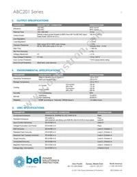 ABC201-1T48G Datasheet Page 3