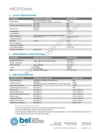 ABC275-1T58L Datasheet Page 3