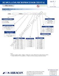 ABL-3.6864MHZ-B2-T Datasheet Page 2