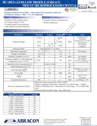 ABLS2-50.000MHZ-D4YF-T Datasheet Cover